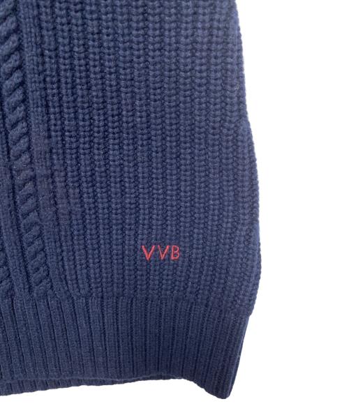 VVB（ヴィーヴィービー）VVB (ヴィーヴィービー) VVB 厚手ニット ネイビー サイズ:XSの古着・服飾アイテム