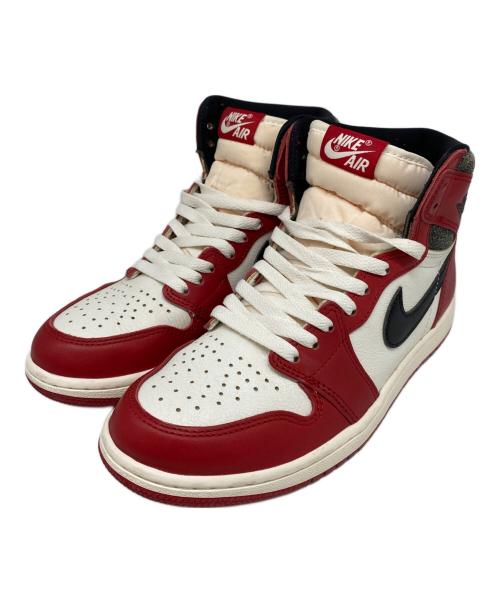 NIKE（ナイキ）NIKE (ナイキ) ハイカットスニーカー ホワイト×レッド サイズ:26cm (US 8)の古着・服飾アイテム