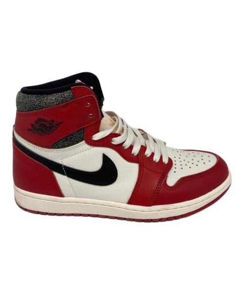 NIKE（ナイキ）NIKE (ナイキ) ハイカットスニーカー ホワイト×レッド サイズ:26cm (US 8)の古着・服飾アイテム