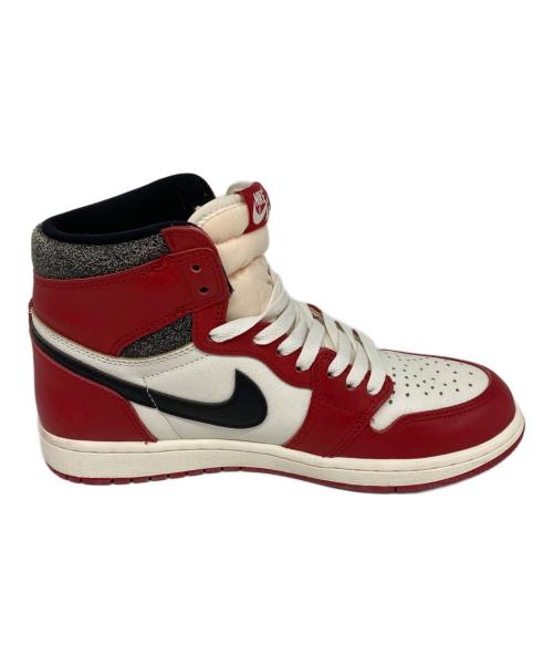 NIKE（ナイキ）NIKE (ナイキ) ハイカットスニーカー ホワイト×レッド サイズ:26cm (US 8)の古着・服飾アイテム
