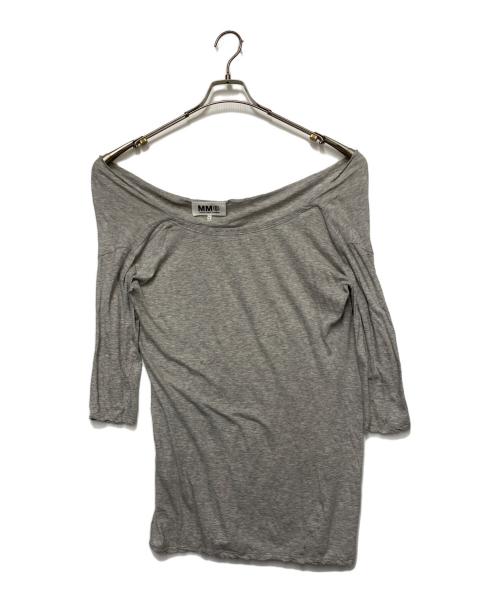 MM6 Maison Margiela（エムエムシックスメゾンマルジェラ）MM6 Maison Margiela (エムエムシックスメゾンマルジェラ) 長袖カットソー グレー サイズ:Mの古着・服飾アイテム