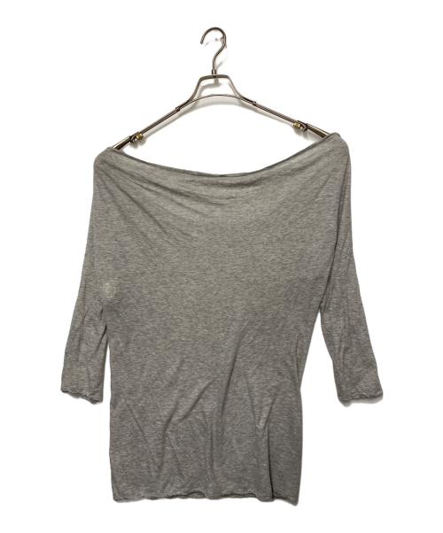 MM6 Maison Margiela（エムエムシックスメゾンマルジェラ）MM6 Maison Margiela (エムエムシックスメゾンマルジェラ) 長袖カットソー グレー サイズ:Mの古着・服飾アイテム