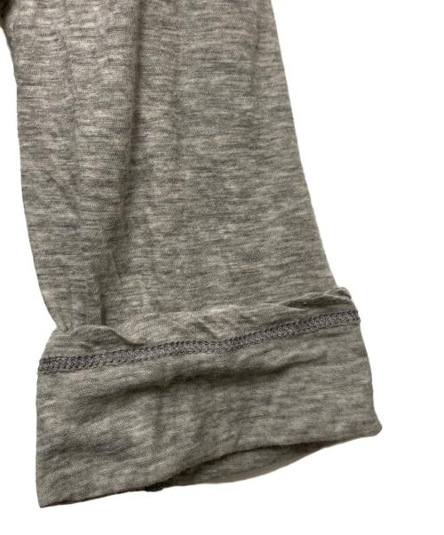 MM6 Maison Margiela（エムエムシックスメゾンマルジェラ）MM6 Maison Margiela (エムエムシックスメゾンマルジェラ) 長袖カットソー グレー サイズ:Mの古着・服飾アイテム