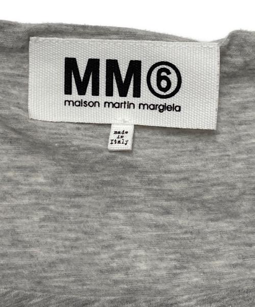 MM6 Maison Margiela（エムエムシックスメゾンマルジェラ）MM6 Maison Margiela (エムエムシックスメゾンマルジェラ) 長袖カットソー グレー サイズ:Mの古着・服飾アイテム