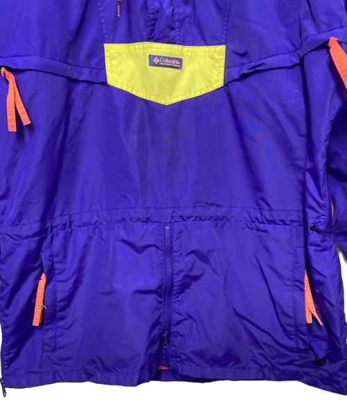 Columbia（コロンビア）Columbia (コロンビア) アノラックパーカー パープル×オレンジ サイズ:Lの古着・服飾アイテム