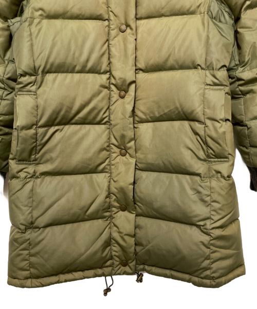 BURBERRY BLUE LABEL（バーバリーロンドンブルーレーベル）BURBERRY BLUE LABEL (バーバリーロンドンブルーレーベル) ダウンコート カーキ サイズ:36の古着・服飾アイテム