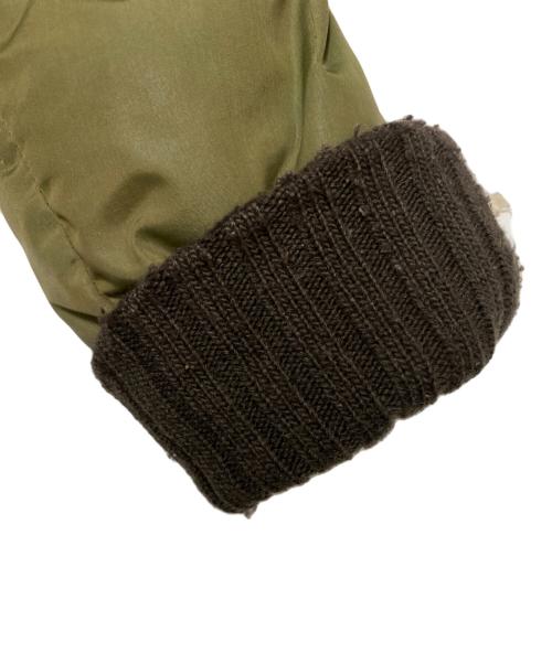 BURBERRY BLUE LABEL（バーバリーロンドンブルーレーベル）BURBERRY BLUE LABEL (バーバリーロンドンブルーレーベル) ダウンコート カーキ サイズ:36の古着・服飾アイテム