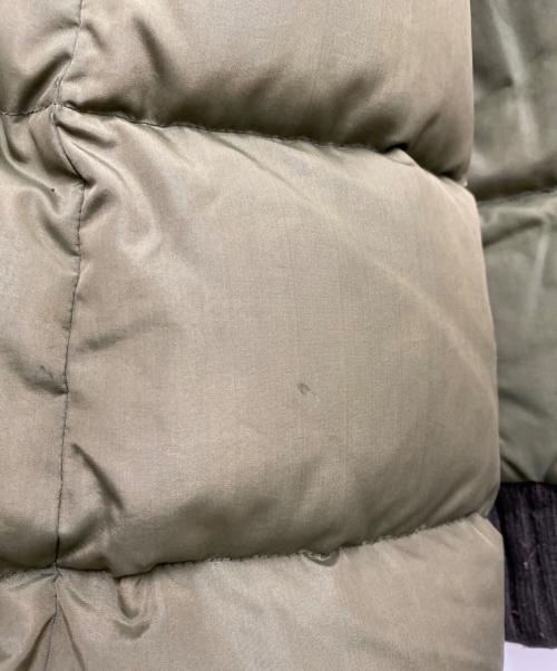 BURBERRY BLUE LABEL（バーバリーロンドンブルーレーベル）BURBERRY BLUE LABEL (バーバリーロンドンブルーレーベル) ダウンコート カーキ サイズ:36の古着・服飾アイテム