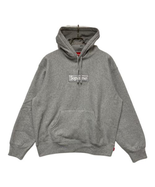 SUPREME（シュプリーム）Supreme (シュプリーム) Box Logo Hooded Sweatshirt グレー サイズ:Mの古着・服飾アイテム