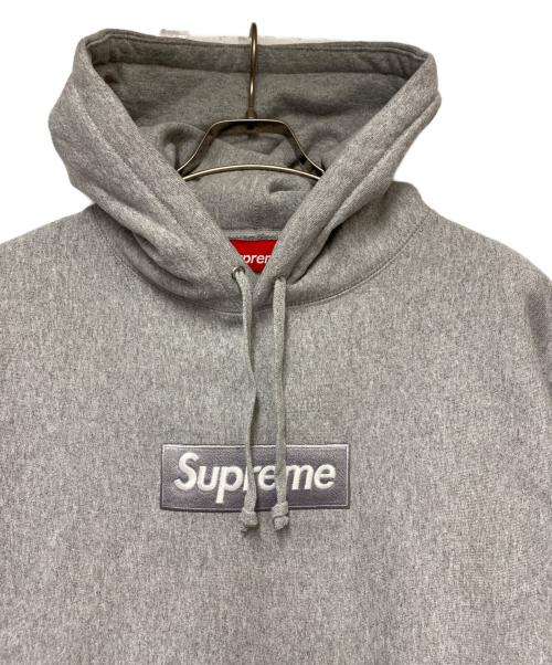 SUPREME（シュプリーム）Supreme (シュプリーム) Box Logo Hooded Sweatshirt グレー サイズ:Mの古着・服飾アイテム