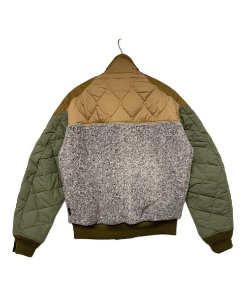 DIESEL（ディーゼル）DIESEL (ディーゼル) 中綿ブルゾン オリーブ×ブラウン×グレー サイズ:L 未使用品の古着・服飾アイテム