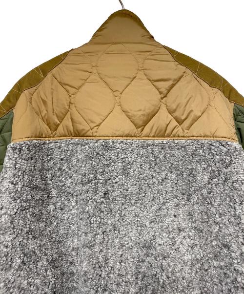 DIESEL（ディーゼル）DIESEL (ディーゼル) 中綿ブルゾン オリーブ×ブラウン×グレー サイズ:L 未使用品の古着・服飾アイテム