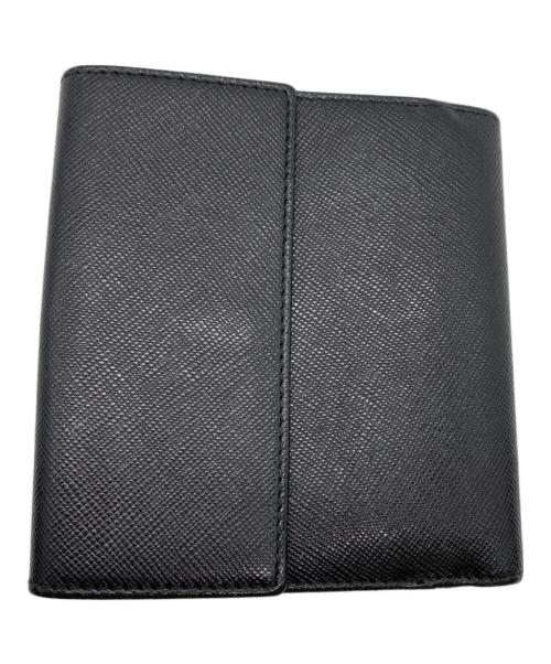 Salvatore Ferragamo（サルヴァトーレ フェラガモ）Salvatore Ferragamo (サルヴァトーレ フェラガモ) 2つ折り財布 ブラックの古着・服飾アイテム