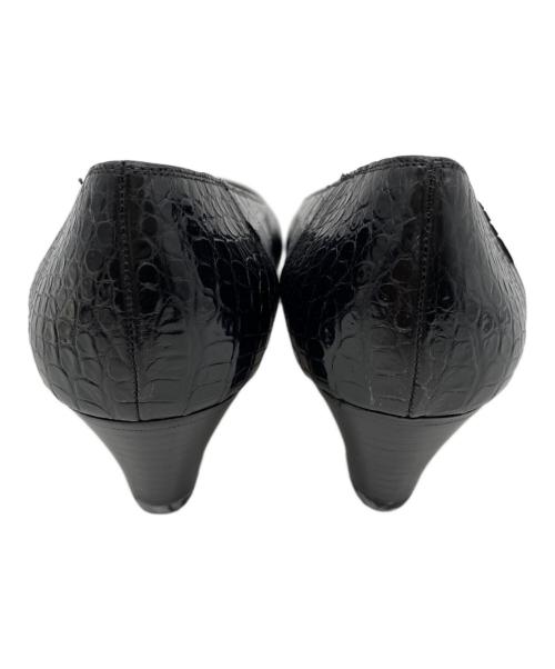 Salvatore Ferragamo（サルヴァトーレ フェラガモ）Salvatore Ferragamo (サルヴァトーレ フェラガモ) パンプス ブラック サイズ:24.5cmの古着・服飾アイテム