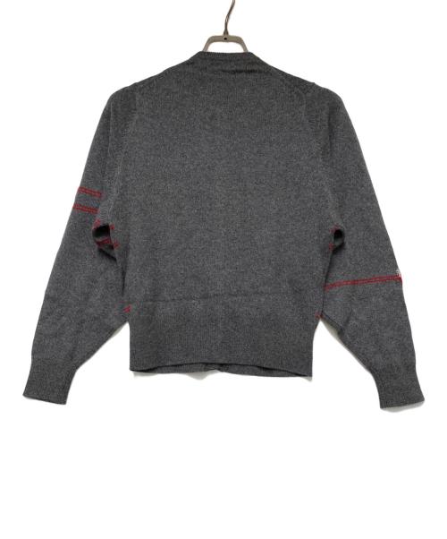 BALLANTYNE（バランタイン）BALLANTYNE (バランタイン) 厚手カーディガン グレー サイズ:36 未使用品の古着・服飾アイテム