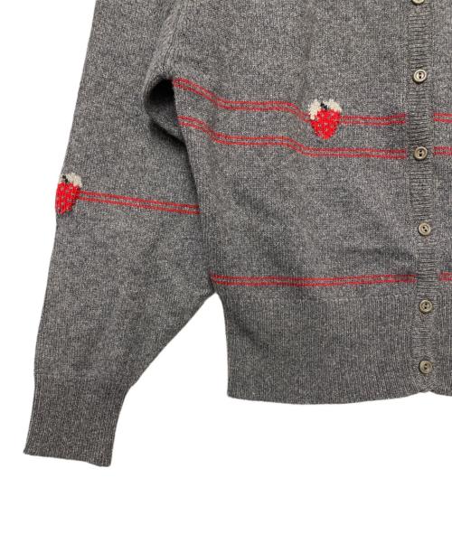 BALLANTYNE（バランタイン）BALLANTYNE (バランタイン) 厚手カーディガン グレー サイズ:36 未使用品の古着・服飾アイテム