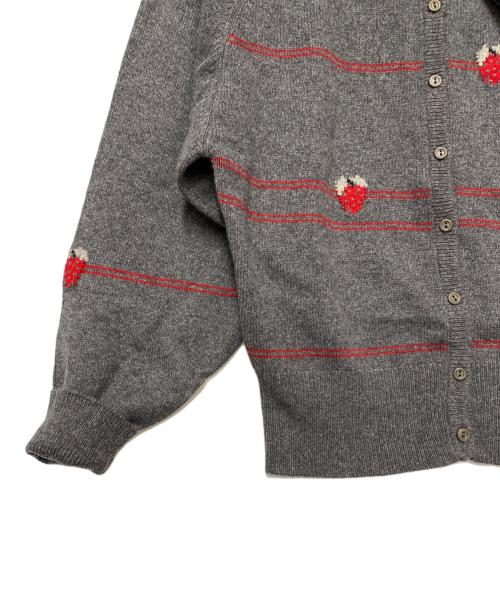 BALLANTYNE（バランタイン）BALLANTYNE (バランタイン) 厚手カーディガン グレー サイズ:36 未使用品の古着・服飾アイテム