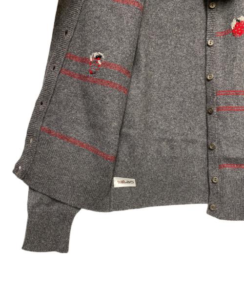 BALLANTYNE（バランタイン）BALLANTYNE (バランタイン) 厚手カーディガン グレー サイズ:36 未使用品の古着・服飾アイテム