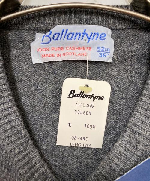 BALLANTYNE（バランタイン）BALLANTYNE (バランタイン) 厚手カーディガン グレー サイズ:36 未使用品の古着・服飾アイテム