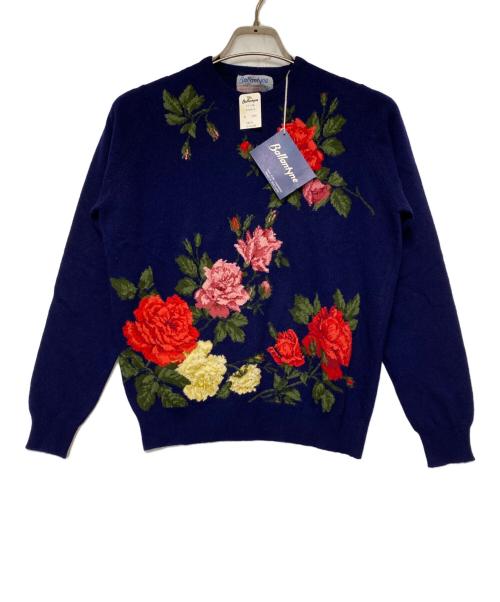 BALLANTYNE（バランタイン）BALLANTYNE (バランタイン) 厚手ニット ネイビー サイズ:38 未使用品の古着・服飾アイテム
