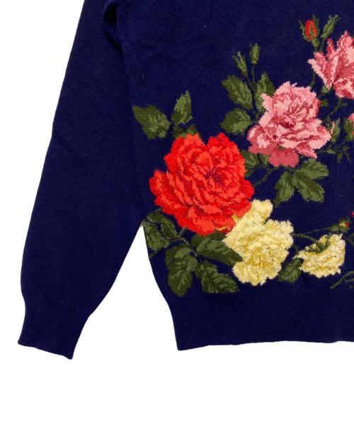 BALLANTYNE（バランタイン）BALLANTYNE (バランタイン) 厚手ニット ネイビー サイズ:38 未使用品の古着・服飾アイテム