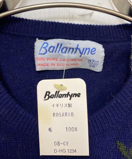 BALLANTYNE（バランタイン）BALLANTYNE (バランタイン) 厚手ニット ネイビー サイズ:38 未使用品の古着・服飾アイテム