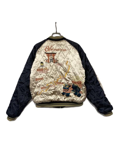 テーラー東洋（テーラートウヨウ）テーラー東洋 (テーラートウヨウ) 刺繍スカジャン グリーン サイズ:Mの古着・服飾アイテム