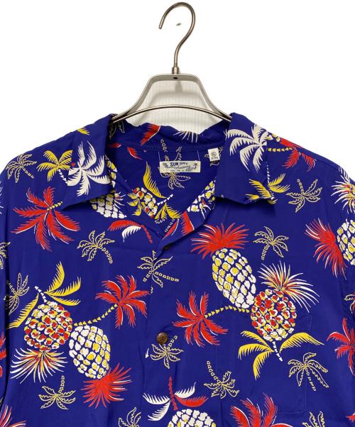 Sun Surf（サンサーフ）Sun Surf (サンサーフ) Sun Surf　アロハシャツ ブルー サイズ:XLの古着・服飾アイテム