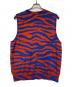 stussy (ステューシー) ニットベスト オレンジ×ブルー サイズ:L：7000円