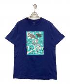 stussyステューシー）の古着「stussy　半袖Tシャツ」｜ネイビー