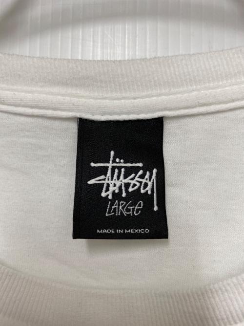 stussy（ステューシー）stussy (ステューシー) stussy　半袖Tシャツ ホワイト サイズ:Lの古着・服飾アイテム
