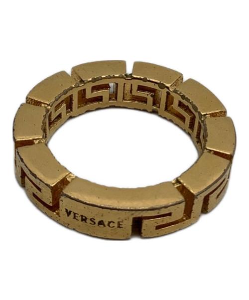 VERSACE（ヴェルサーチェ）VERSACE (ヴェルサーチェ) リング ゴールドカラー サイズ:19の古着・服飾アイテム