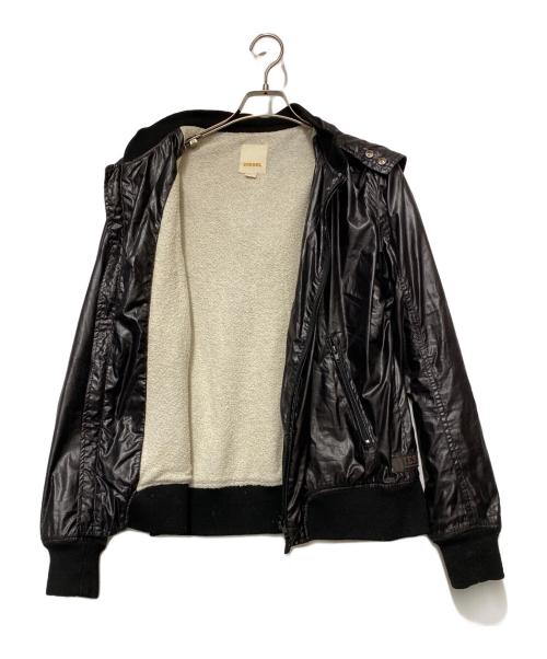 DIESEL（ディーゼル）DIESEL (ディーゼル) DIESEL　ジップパーカー ブラック サイズ:Mの古着・服飾アイテム
