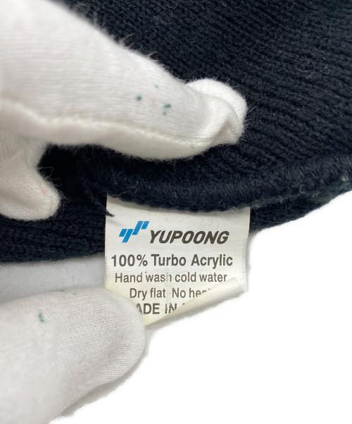 nervous（ナーバス）nervous (ナーバス) ニット帽 ブラックの古着・服飾アイテム