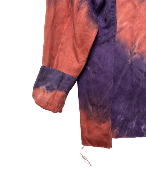 Needles（ニードルズ）Needles (ニードルズ) NOMA t.d. (ノーマティーディー) 長袖シャツ レッド×パープル サイズ:SIZE Sの古着・服飾アイテム