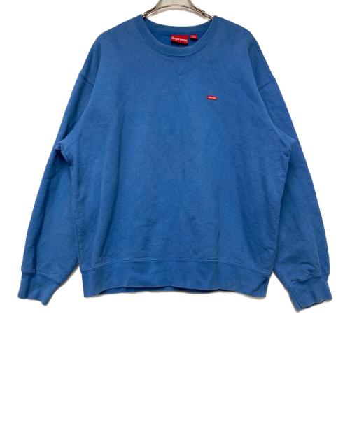 SUPREME（シュプリーム）Supreme (シュプリーム) Small Box Crew Neck ブルー サイズ:XLの古着・服飾アイテム