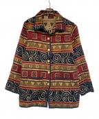 不明フメイ）の古着「ジャケット」｜レッド×ブラウン