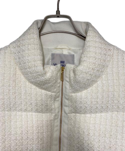 Viaggio Blu（ビアッジョブルー）Viaggio Blu (ビアッジョブルー) ダウンジャケット ホワイト サイズ:1の古着・服飾アイテム