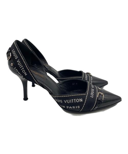 LOUIS VUITTON（ルイ ヴィトン）LOUIS VUITTON (ルイ ヴィトン) ハイヒールパンプス ブラック サイズ:37Mの古着・服飾アイテム