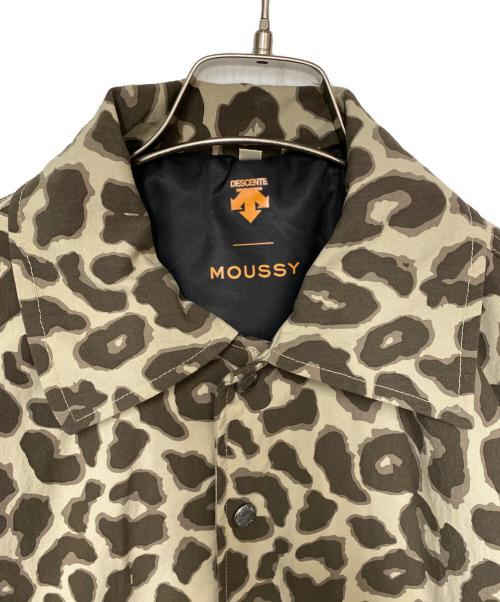 moussy（マウジー）moussy (マウジー) DECENT (デサント) ブルゾン ブラウン×ベージュ サイズ:Lの古着・服飾アイテム