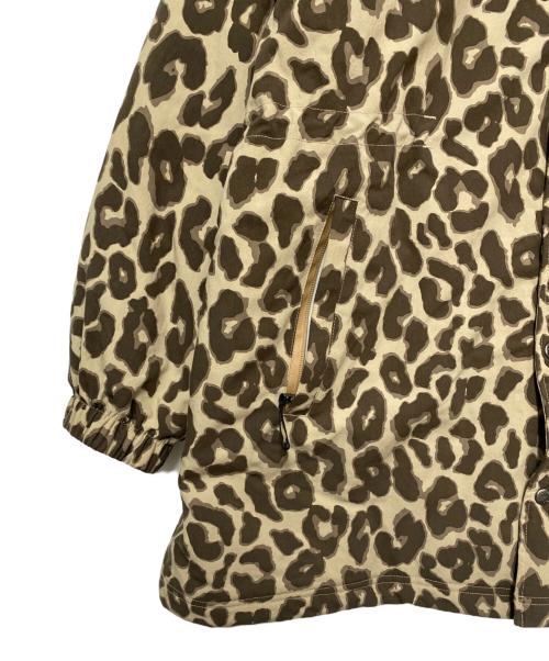 moussy（マウジー）moussy (マウジー) DECENT (デサント) ブルゾン ブラウン×ベージュ サイズ:Lの古着・服飾アイテム