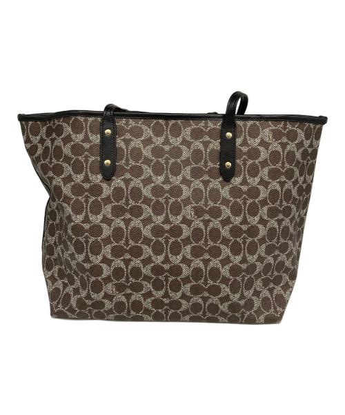 COACH（コーチ）COACH (コーチ) ハンドバッグ ブラウンの古着・服飾アイテム
