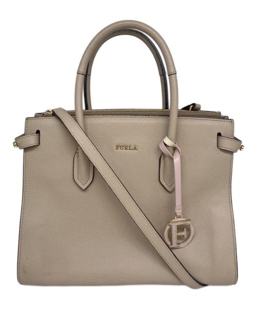 FURLA（フルラ）FURLA (フルラ) 2WAYバッグ ベージュの古着・服飾アイテム