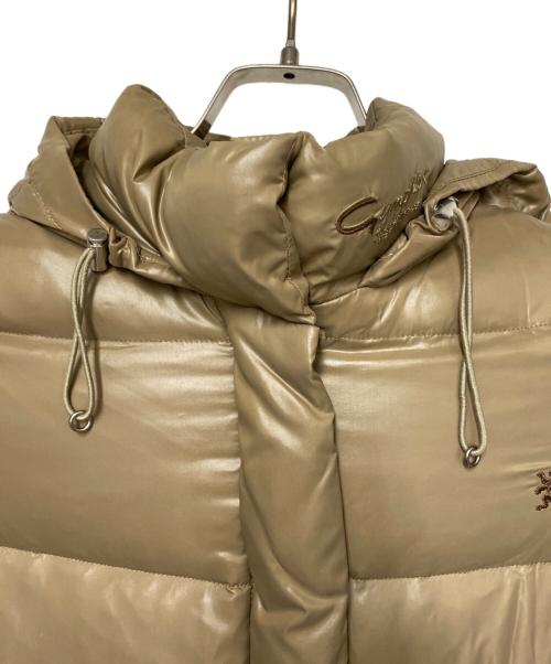 Gymphlex（ジムフレックス）Gymphlex (ジムフレックス) ダウンコート ベージュ サイズ:Sの古着・服飾アイテム