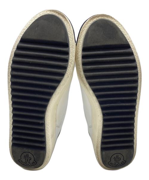 MONCLER（モンクレール）MONCLER (モンクレール) スニーカー ホワイト×ネイビー サイズ:35の古着・服飾アイテム