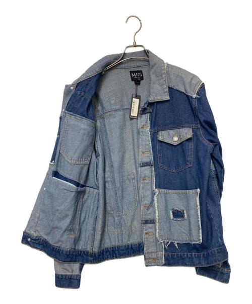 boohooMAN（ブーフーマン）BOOHOOMAN (ブーフーマン) デニムジャケット インディゴ サイズ:L 未使用品の古着・服飾アイテム