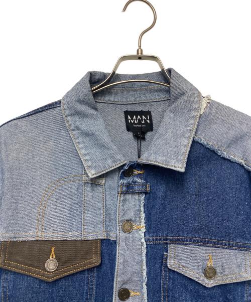 boohooMAN（ブーフーマン）BOOHOOMAN (ブーフーマン) デニムジャケット インディゴ サイズ:L 未使用品の古着・服飾アイテム