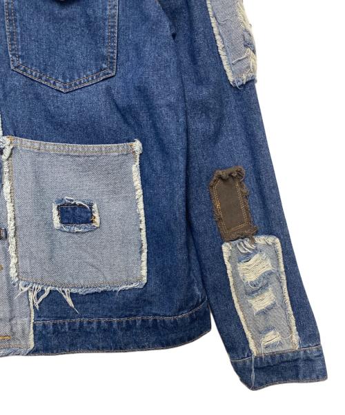 boohooMAN（ブーフーマン）BOOHOOMAN (ブーフーマン) デニムジャケット インディゴ サイズ:L 未使用品の古着・服飾アイテム