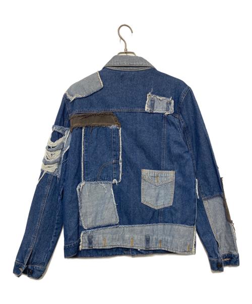 boohooMAN（ブーフーマン）BOOHOOMAN (ブーフーマン) デニムジャケット インディゴ サイズ:L 未使用品の古着・服飾アイテム