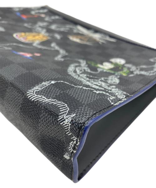 LOUIS VUITTON（ルイ ヴィトン）LOUIS VUITTON (ルイ ヴィトン) ポシェット・ヴォワヤージュMM ブラックの古着・服飾アイテム